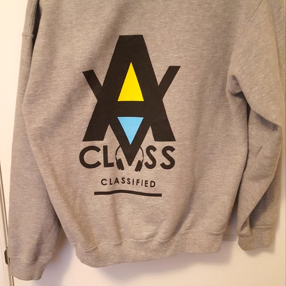 Classified Rapper Limited Edition Grey Hooded Sweatshirt - Picture 3 of 6